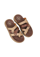 Boys Brown Casual Slippers