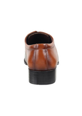 Boys Brown Formal Slip Ons