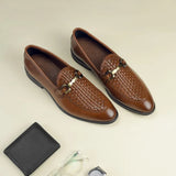 Men Tan Formal Moccasin
