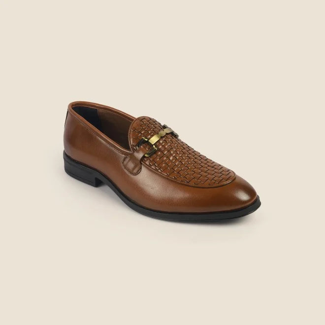 Men Tan Formal Moccasin