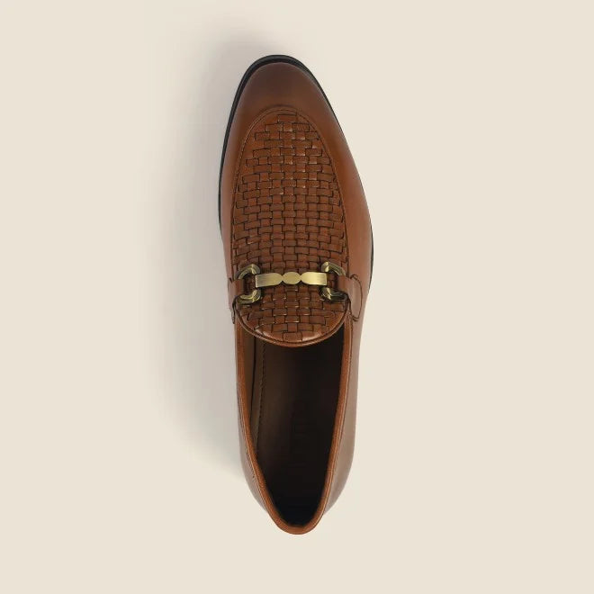 Men Tan Formal Moccasin