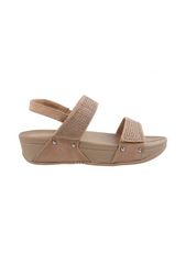 Women Beige-red Casual Sandals